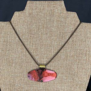 Oval original design necklace